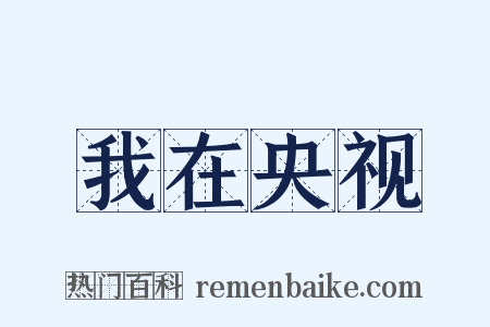 我在央视是什么意思的图片